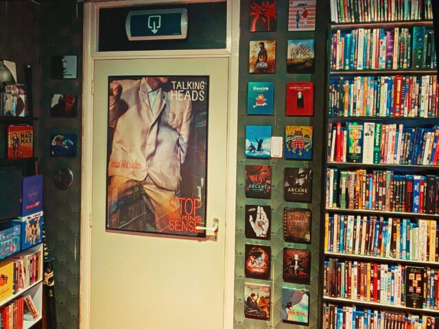 Stuck some magnets to the wall to make a steelbook display 😬